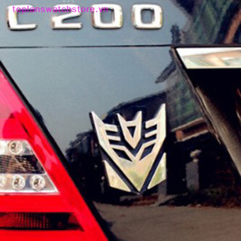 Sticker Logo Transformers 3D Dán Trang Trí Xe Hơi