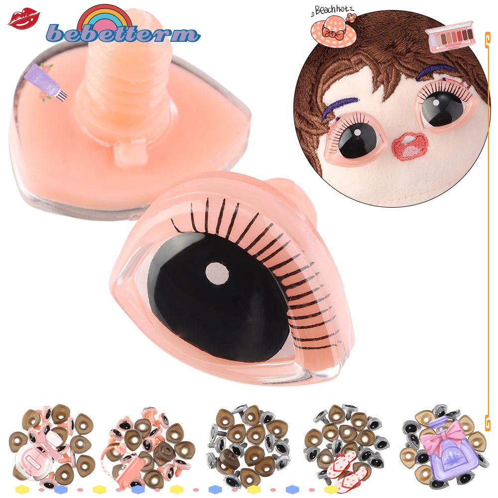 Bộ 10 Mắt Búp Bê 3 Kích Cỡ Vui Nhộn