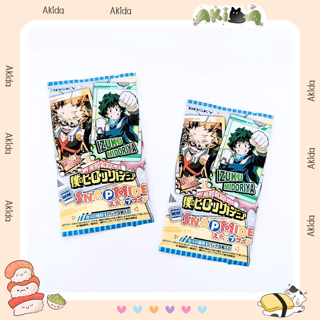 Thẻ nhân phẩm - snapmide vol 1 - my hero academia