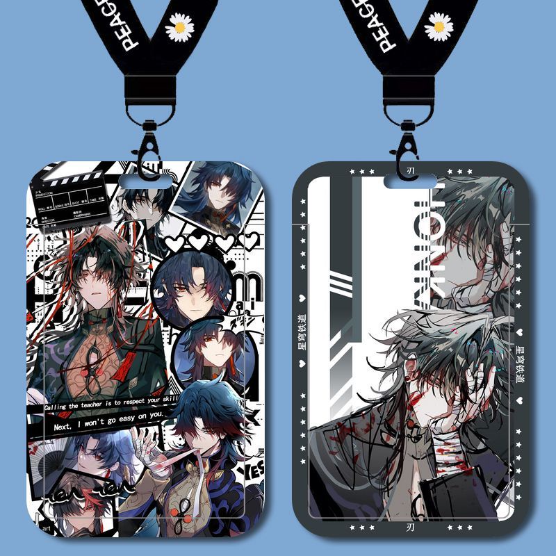 Blade card sleeve Honkai: Star Rail Transparent shell Ren ACGN Name tag anime protective case animation game Student card key rings/chains