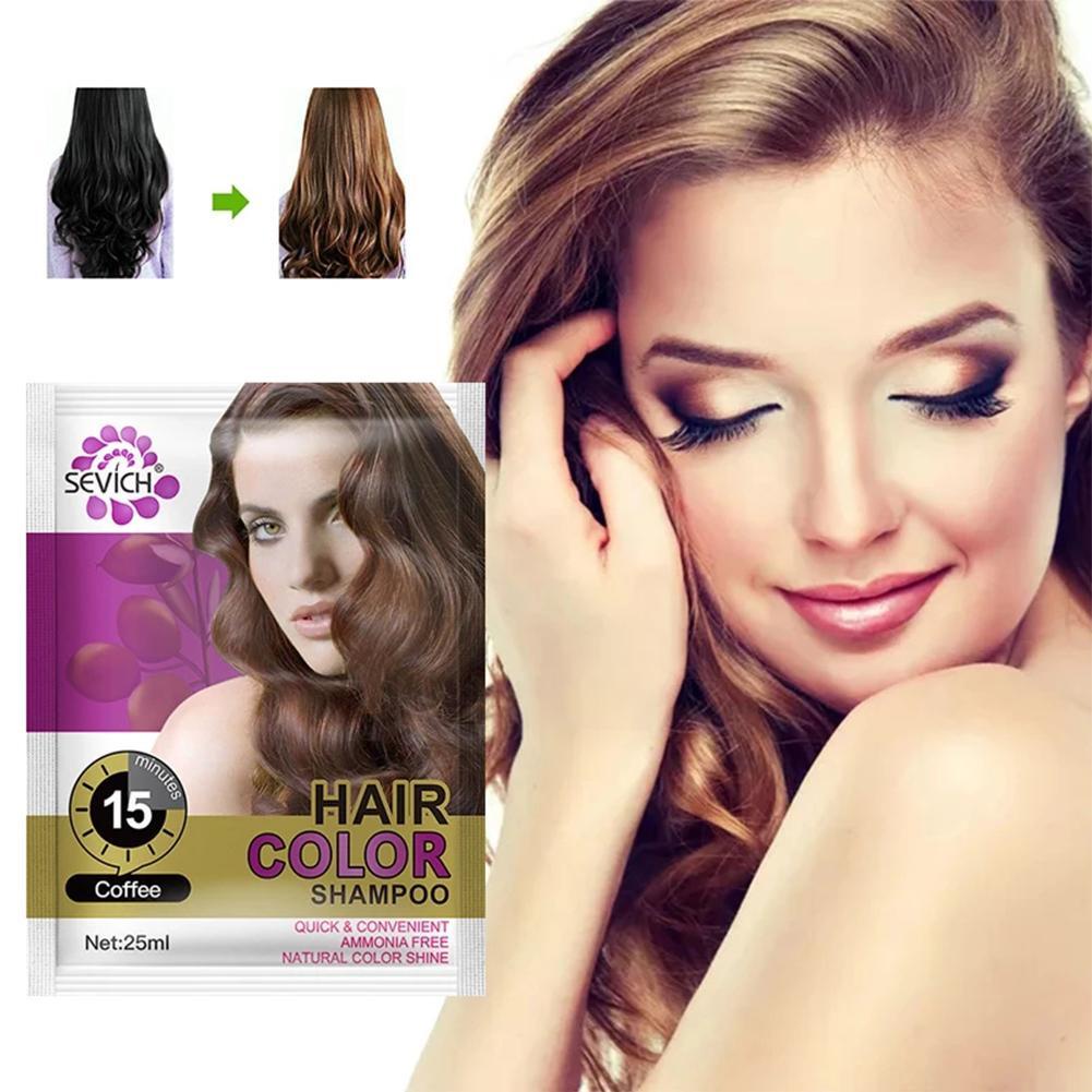 Dầu Gội Nhuộm Màu Tóc SEVICH 25ml W2Q3 Tiện Dụng