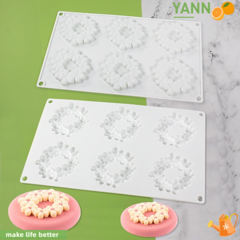 Khuôn Làm Bánh Mousse Thủ Công Hình Hoa 3D 1 Cho Nhà Bếp
