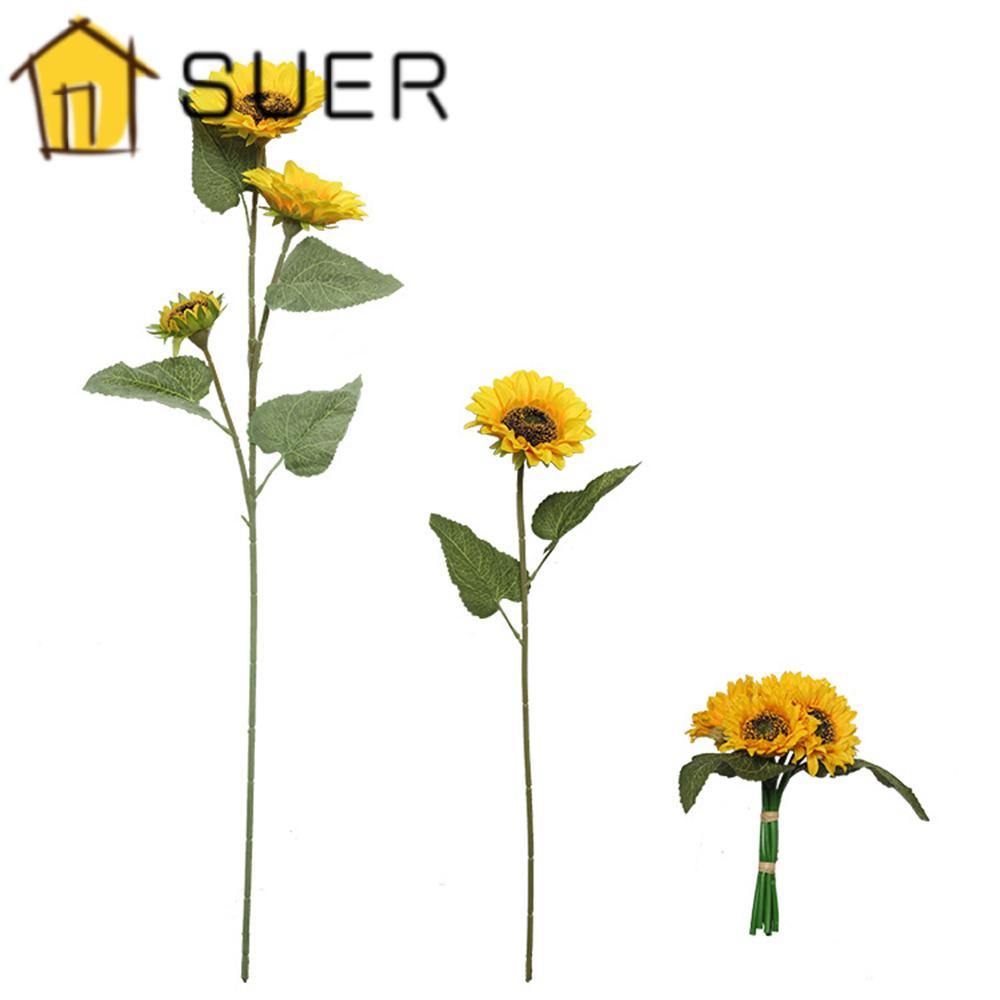 Bó Hoa Hướng Dương Nhân Tạo Tự Nhiên Dùng Trang Trí Nhà Cửa DIY
