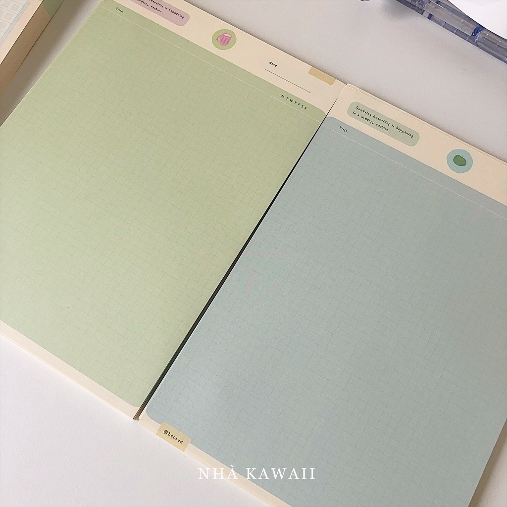 Tập giấy take note B5 cao cấp BECOOD 2 mặt