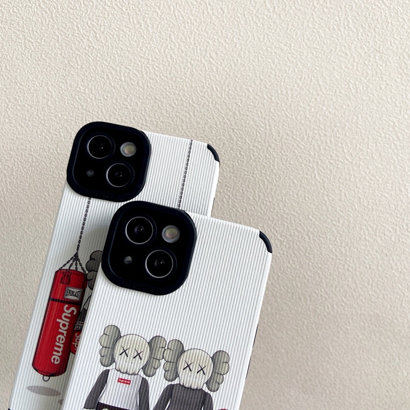 Ốp Điện Thoại TPU Mềm Kết Cấu Da Chống Trượt Chống Sốc Cho iPhone 14 Pro Max 13 12 11 Pro X XS XR 7 8 Plus SE Sự Bảo Vệ