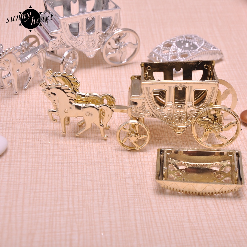 Hộp Đựng Kẹo Hình Xe Đẩy Em Bé Dễ Thương Trang Trí Tiệc Cưới / Sinh Nhật