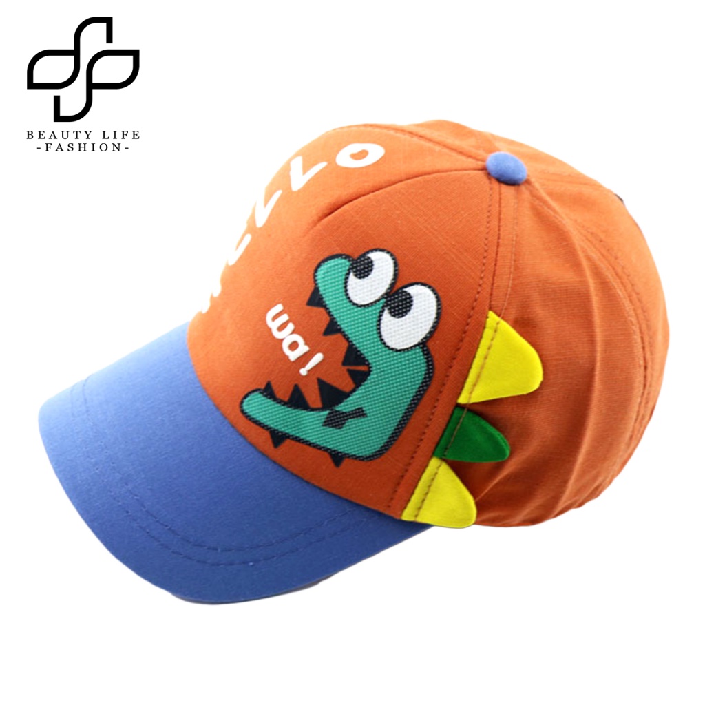 Nón Lưỡi Trai Thoáng Khí In Họa Tiết Khủng Long Bảo Vệ Cho Bé