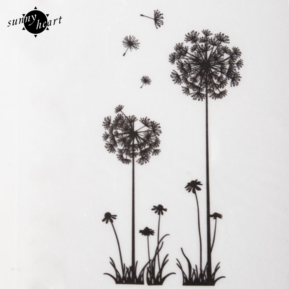 Đề Can Dán Tường DIY Hình Hoa Bồ Công Anh Có Thể Tháo Gỡ Trang Trí Nhà Cửa