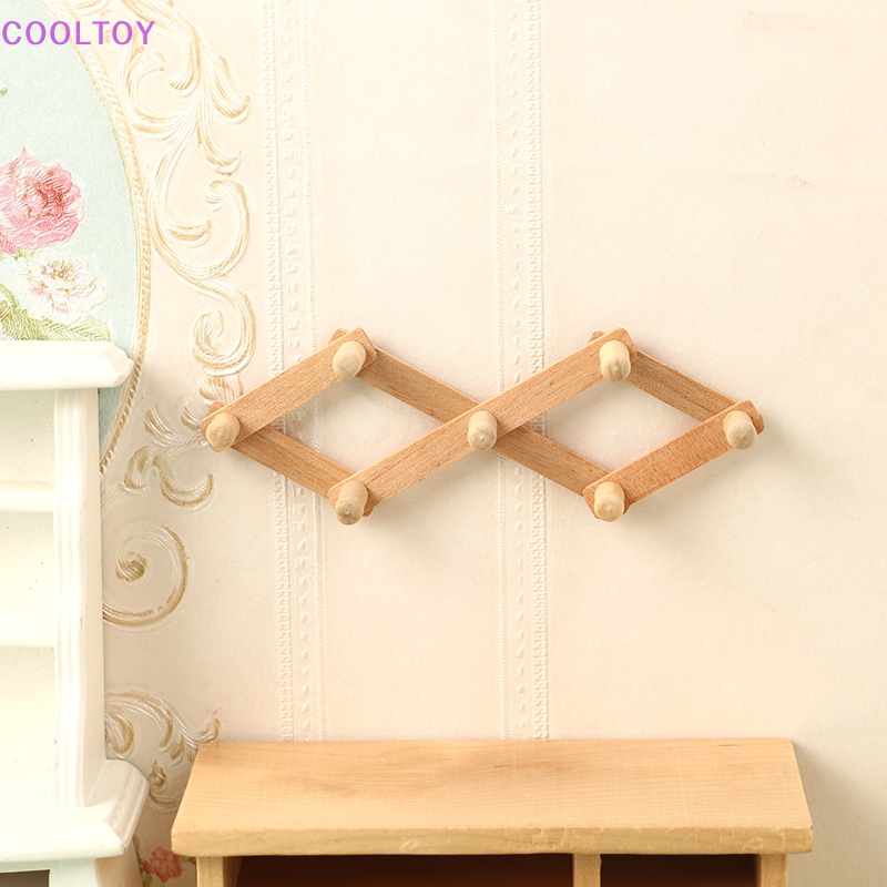 Móc Treo Quần Áo Gắn Tường Tỉ Lệ 1: 12 Trang Trí Nhà Búp Bê