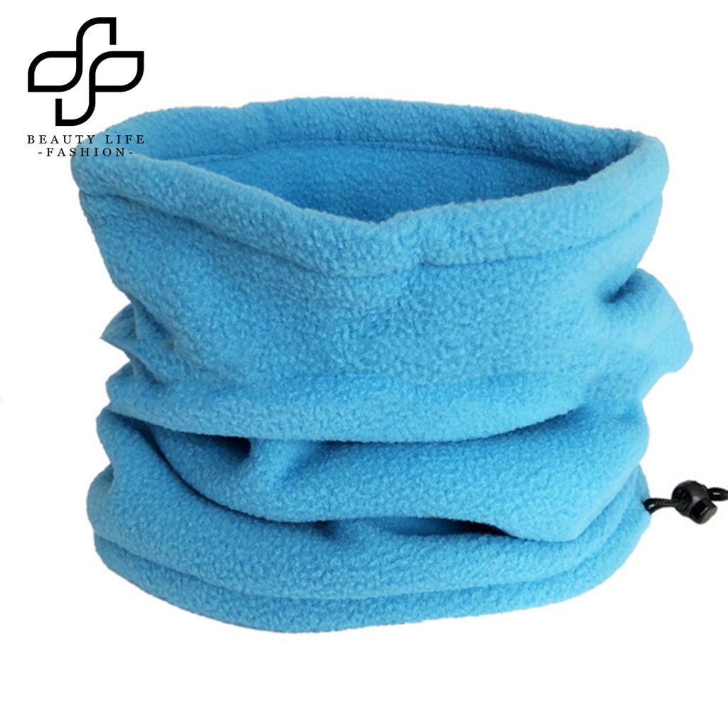 Mũ Lông Cừu Dày Mềm Mại Màu Trơn Giữ Ấm Cổ Mùa Đông Unisex