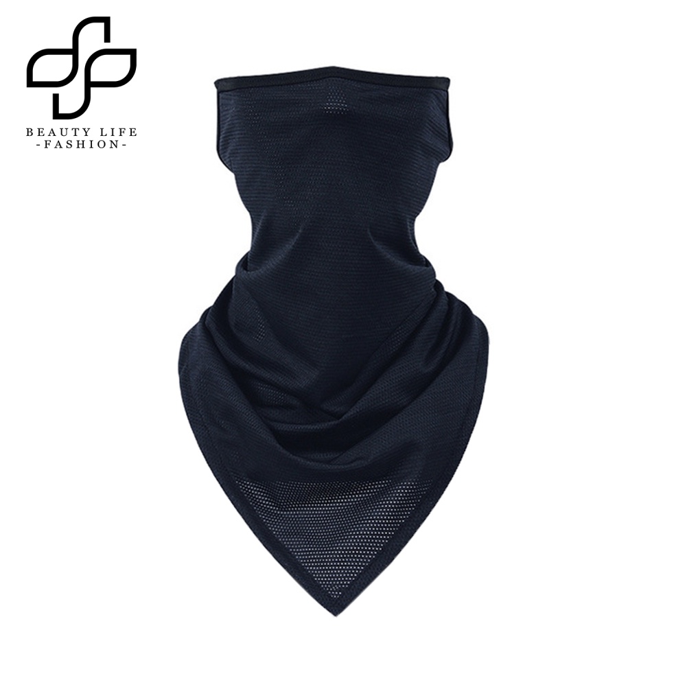 Khẩu Trang Che Mặt Và Cổ Chống Tia UV Chống Bụi Thoáng Khí In Hình Răng Lửa