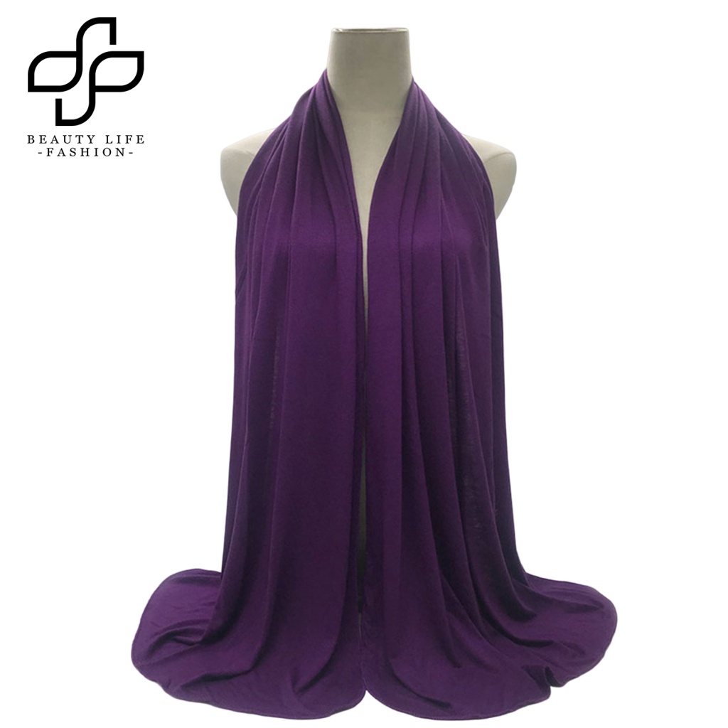 Khăn Choàng Chống Nắng Màu Trơn Dáng Dài Thời Trang Đường Phố Cho Nữ