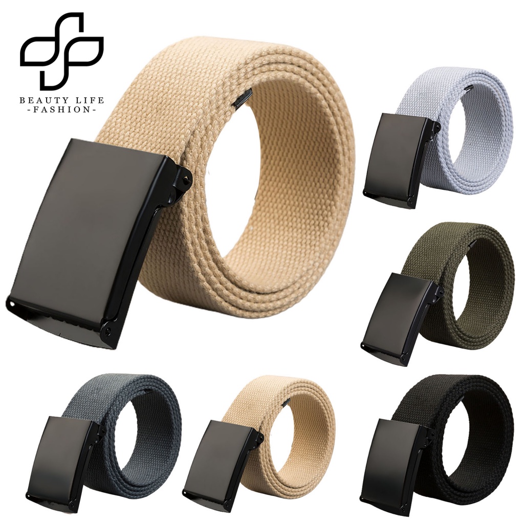 Thắt Lưng Vải Bản Rộng Màu Sắc Đơn Giản Cho Nam Và Nữ