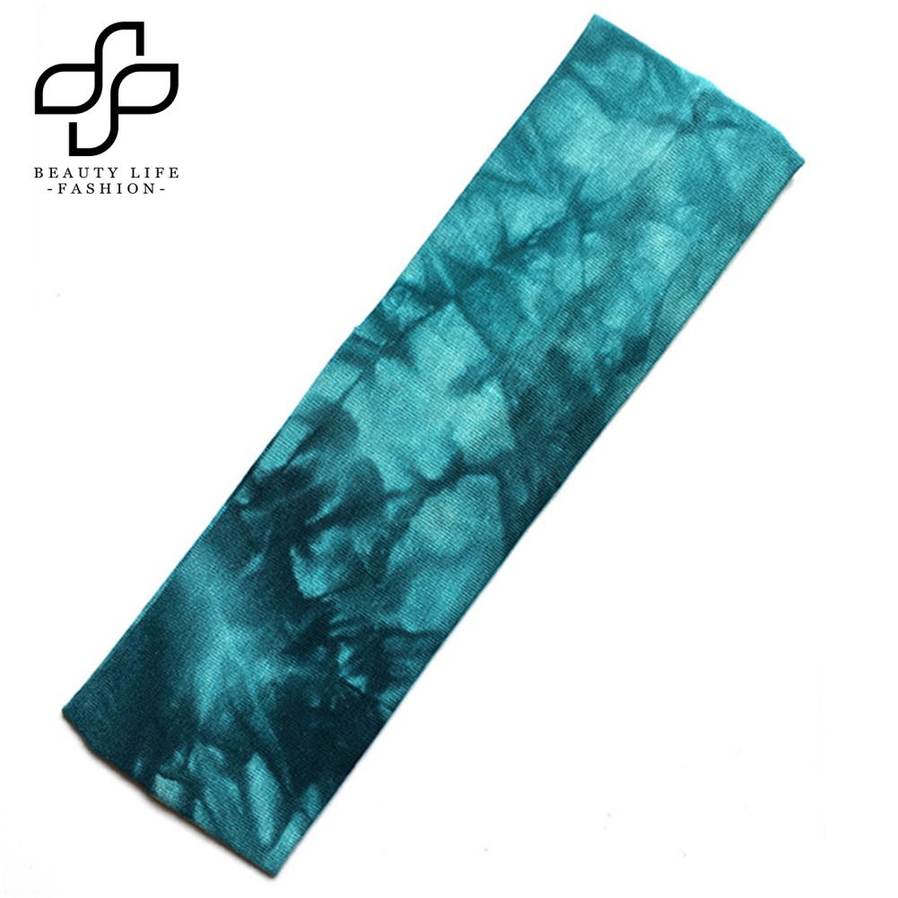 Băng Đô Cài Tóc Co Giãn Chống Trượt Nhuộm Màu Thời Trang Cho Nữ