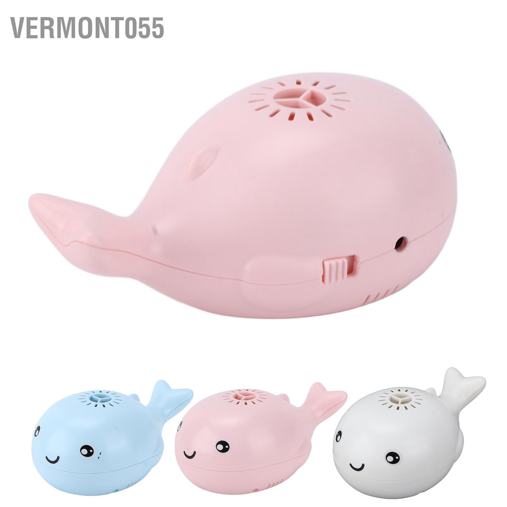 Vermont055 Đồ chơi tắm cá voi Sạc USB dễ thương di động Quả bóng nổi cho quà tặng trẻ em