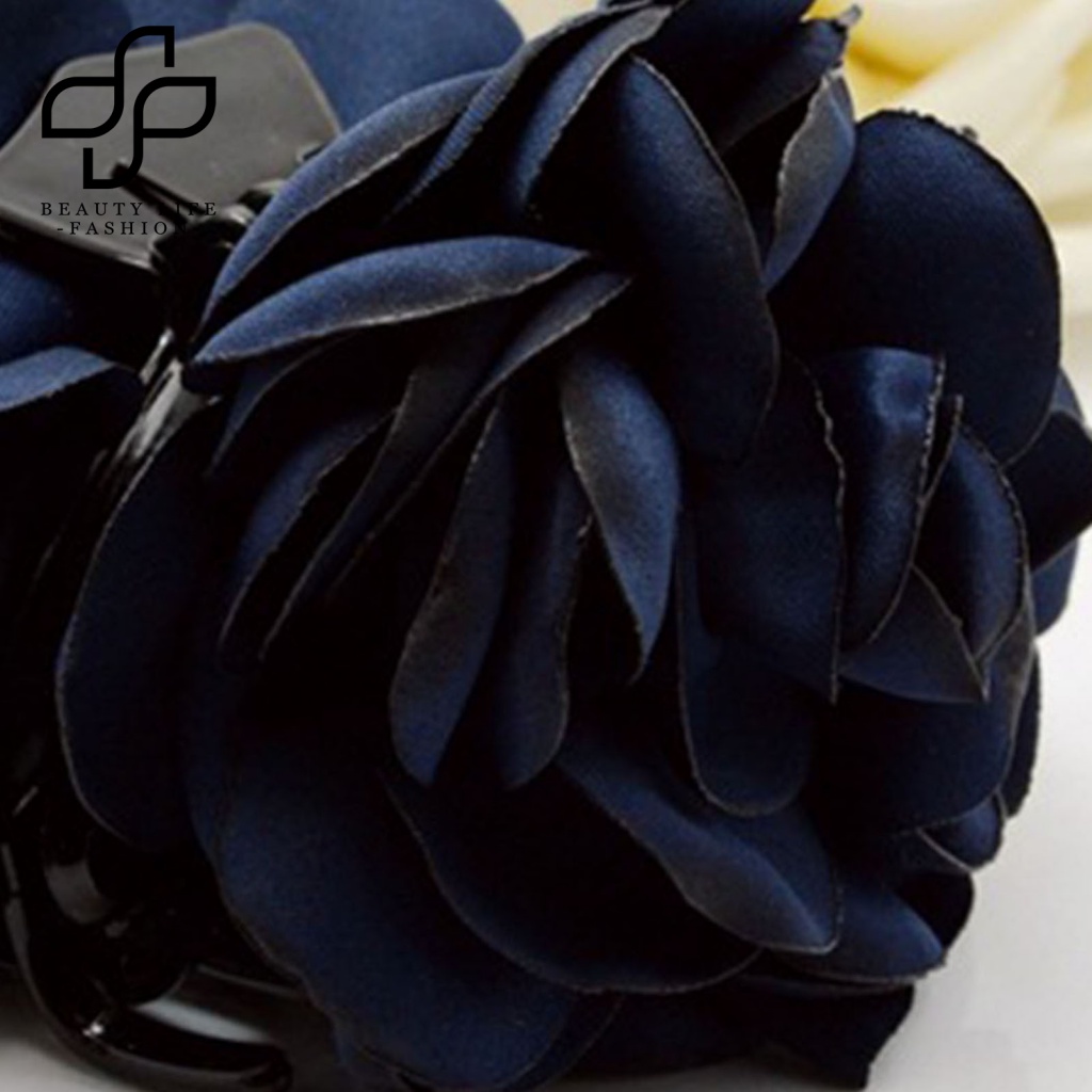 Kẹp Tóc Càng Cua Hình Hoa Hồng Sống Động Cho Nữ