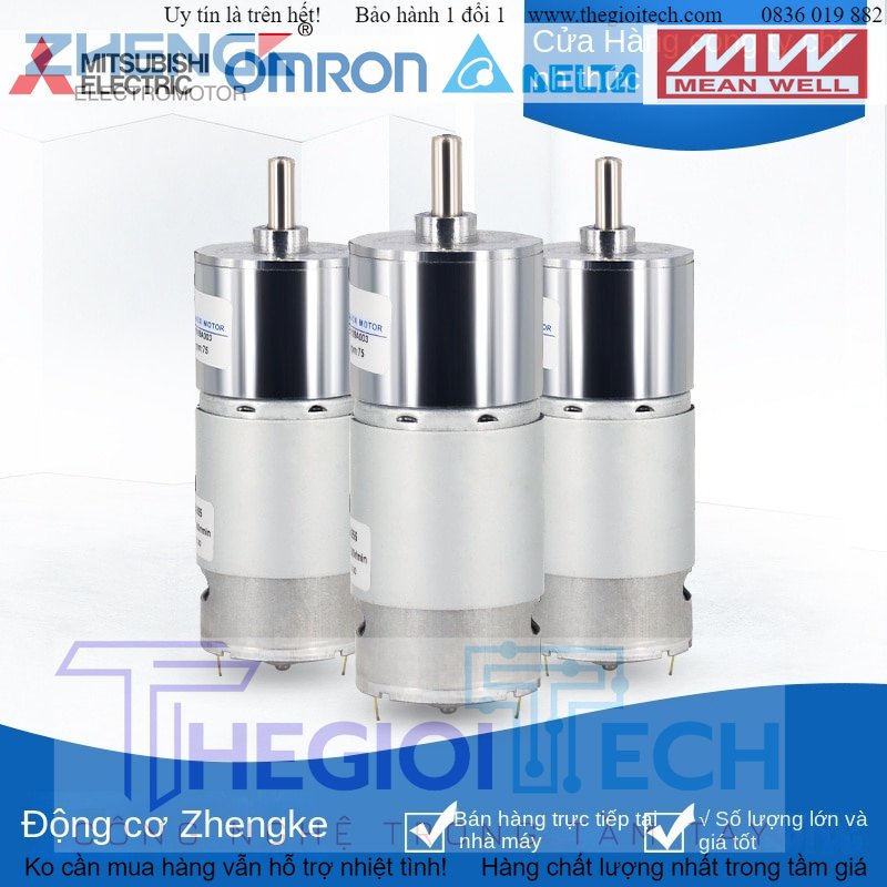 Động Cơ Giảm Tốc Bánh Răng DC 37Mm Zga37rh 12 V24 V Zhengke 37Mm Động Cơ Có Thể Điều Chỉnh Tốc Độ Mô-men Xoắn Cao - 12V - 130 Vòng/Phút