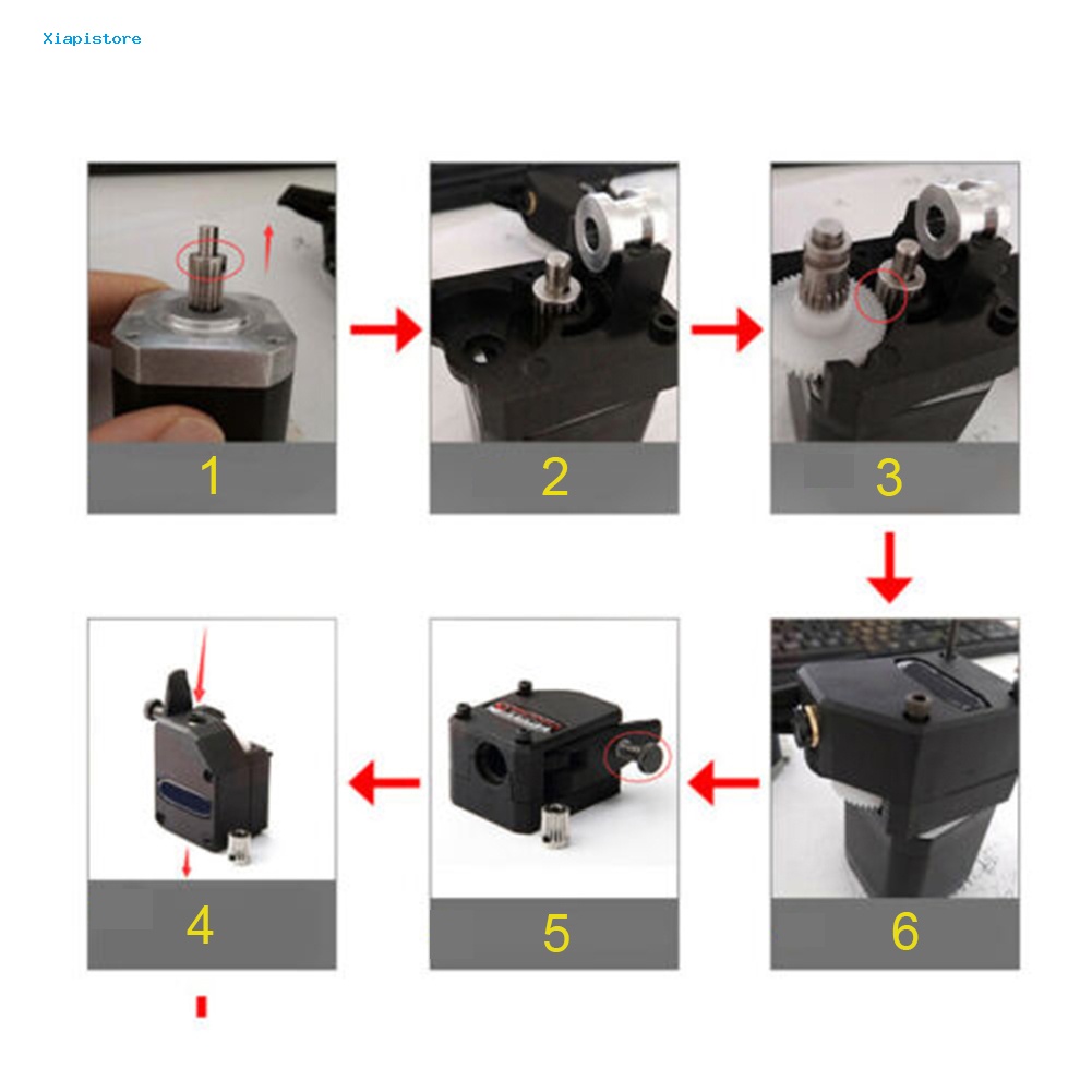 Bộ 2 Phụ Kiện Đùn Ổ Đĩa Kép BMG Chuyên Dụng Cho Máy In 3D