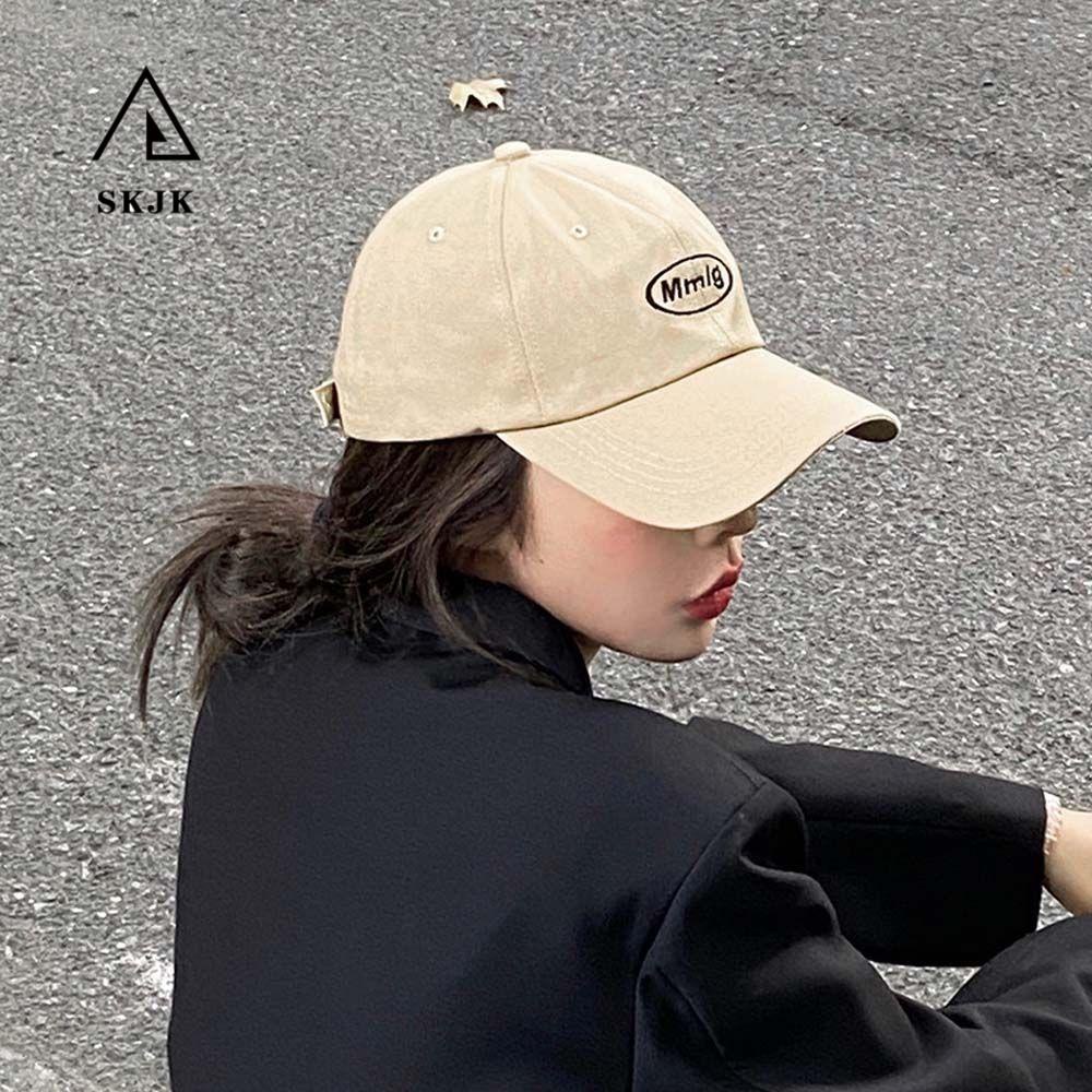 Mũ Lưỡi Trai Mềm Thêu Chữ Phong Cách Hàn Quốc Cho Cặp Đôi