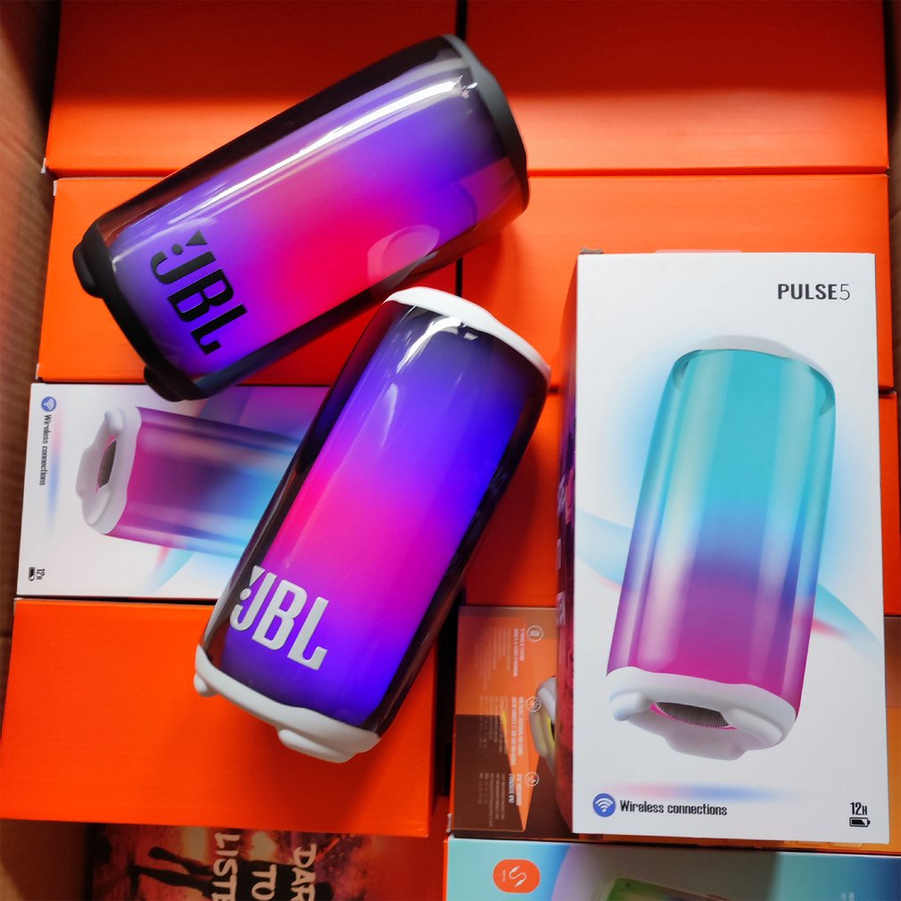 Wireless Speaker Music Pulsating 5 Full Led Screen Subwoofer Low-End Version Color Changing Stereo Portable Speakers [Q/12]