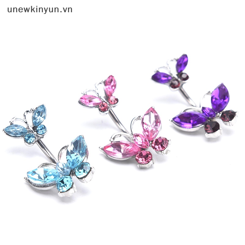 Khuyên RốN HìNh BướM ĐíNh Đá Xinh XắN