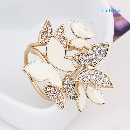 Trâm Cài Áo Hình Bướm Đính Đá Thời Trang Cho Nữ