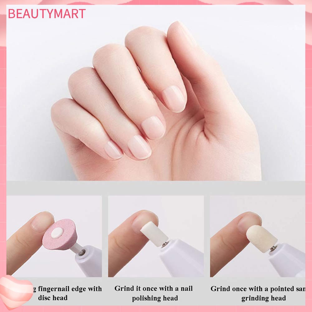 Máy Đánh Bóng Móng Tay Kèm 5 Mũi Mài Chuyên Dụng