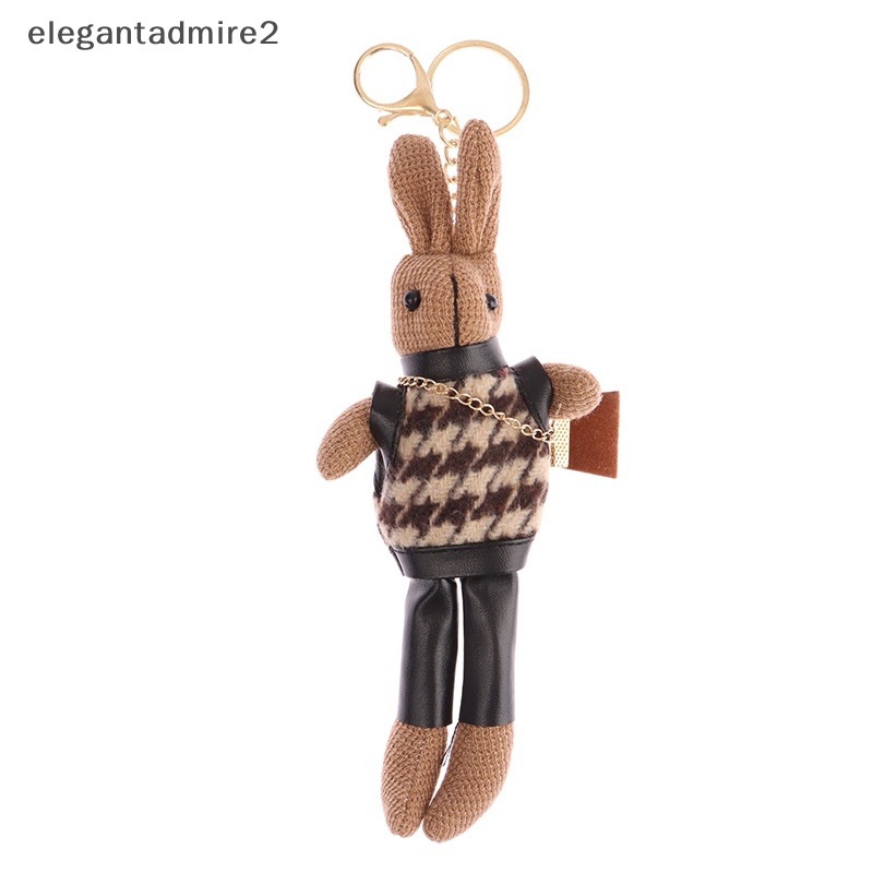 Móc Khóa Thỏ Hoạt Hình Nhồi Bông Đáng Yêu