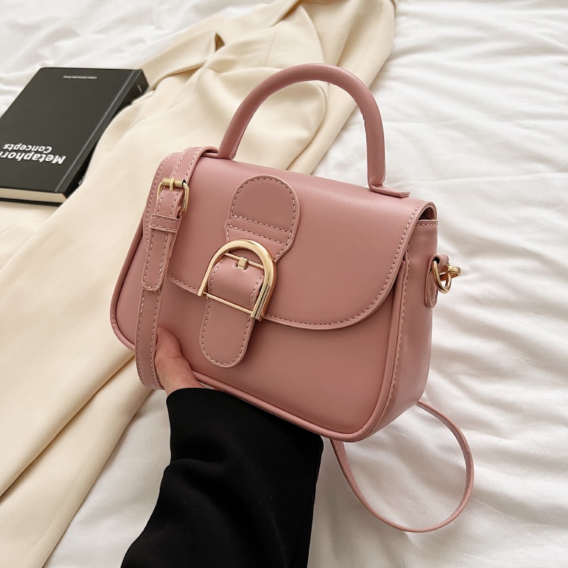 Túi Đeo Chéo Hình Vuông Nhỏ Màu macaron Thời Trang Cho Nữ