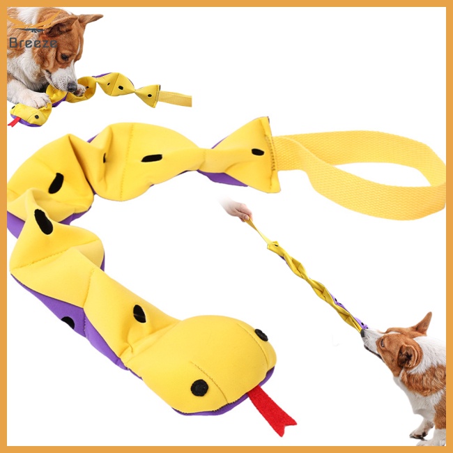 Đồ Chơi Rắn Giả 2 Màu Sắc Rực Rỡ Chống Cắn Cho Thú Cưng