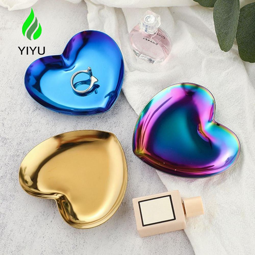 Khay Đựng Nhẫn TYLER1 Mini Bằng Thép Không Gỉ Mạ Màu Sắc Sáng Tạo Để Bàn Trang Trí