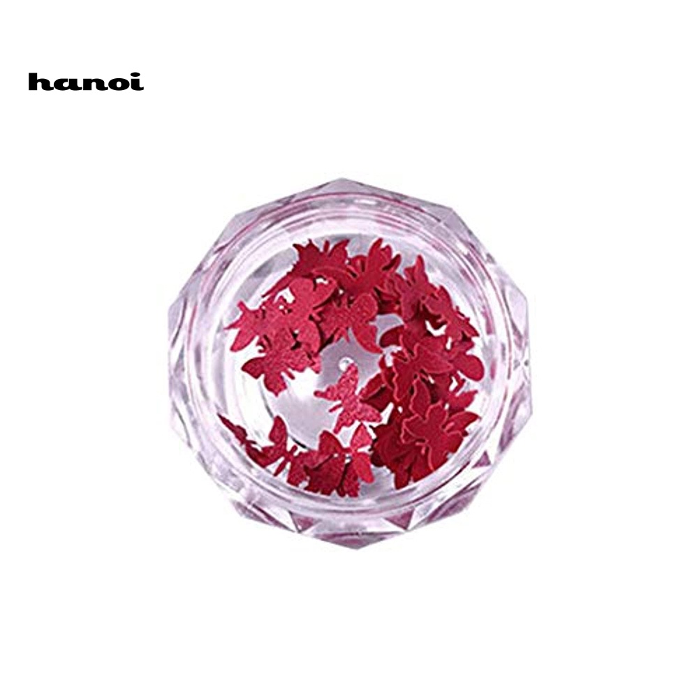 Miếng Dán Trang Trí Móng Tay Hình Bướm Mini DIY