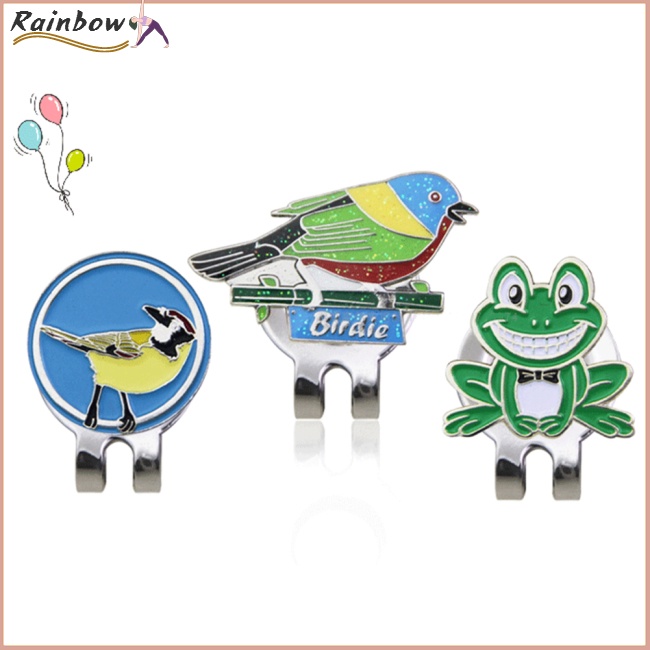 Kẹp Đánh Dấu Vị Trí Nón Chơi Golf Từ Tính Họa Tiết Động Vật Tinh Tế Có Thể Tháo Rời