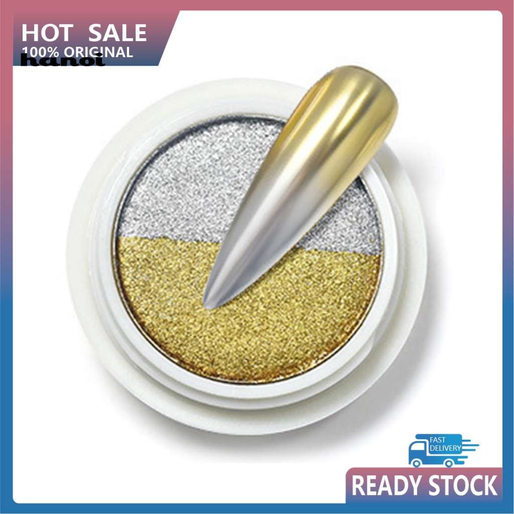 Bột Tráng Gương Hai Màu Dùng Để Trang Trí Móng Nghệ Thuật