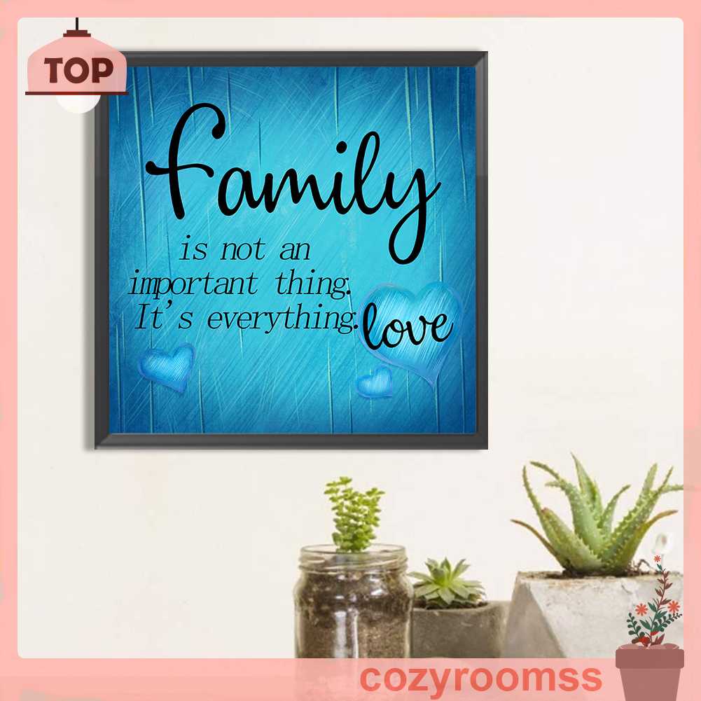 Thẻ Đính Đá Tròn 5D Tự Làm Thủ Công Trang Trí Nhà Cửa