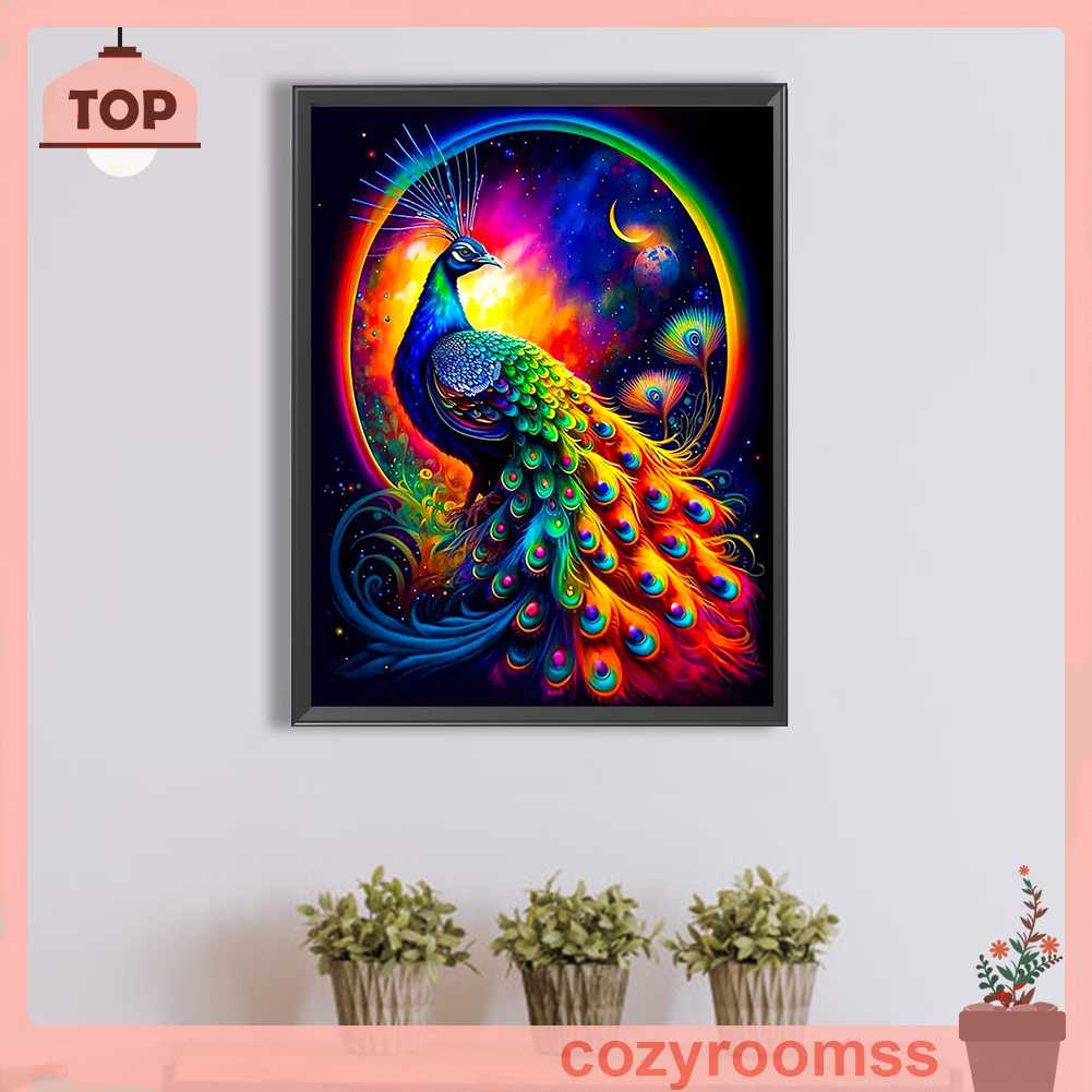 Tranh Đính Đá Kim Cương Toàn Bộ 5D DIY Hình Vẽ Công