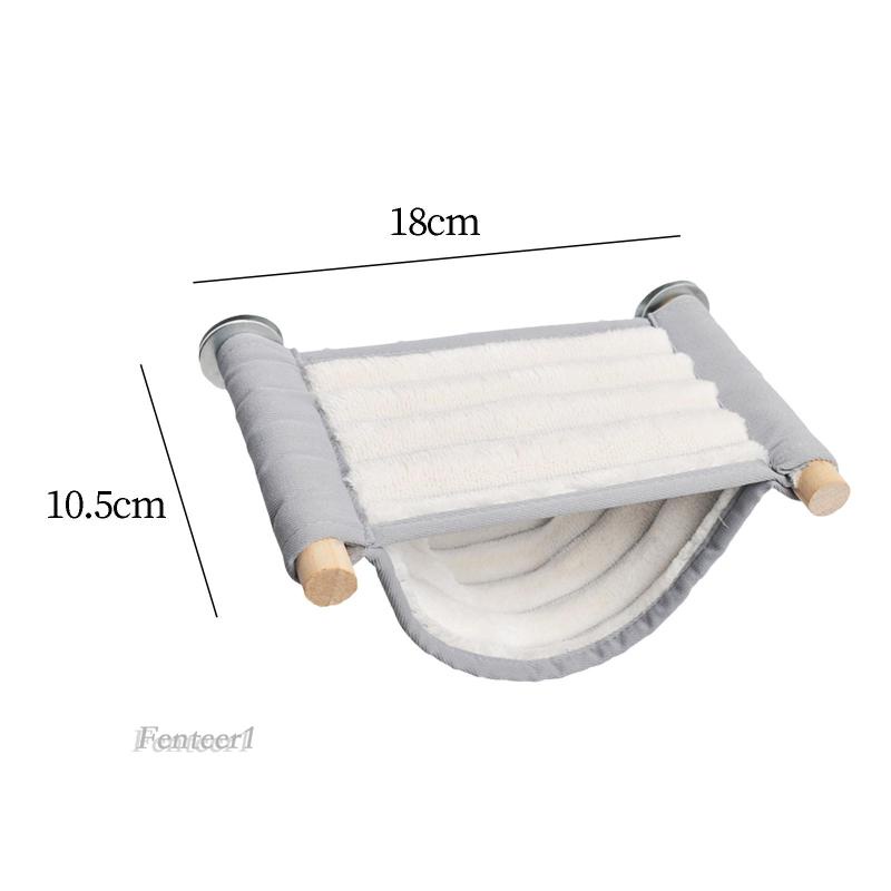 Giường Ngủ Hai Lớp Bằng Vải Bông Dành Cho Chim Vẹt Lovebird Parakeet Cockatoo [Fenteer1]