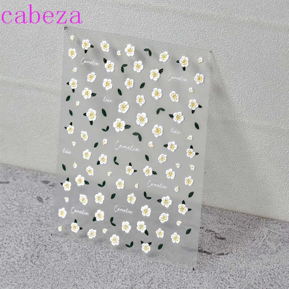 Nhãn Dán Trang Trí Móng Tay Tự Dính Họa Tiết Dập Nổi 5D Độc Đáo