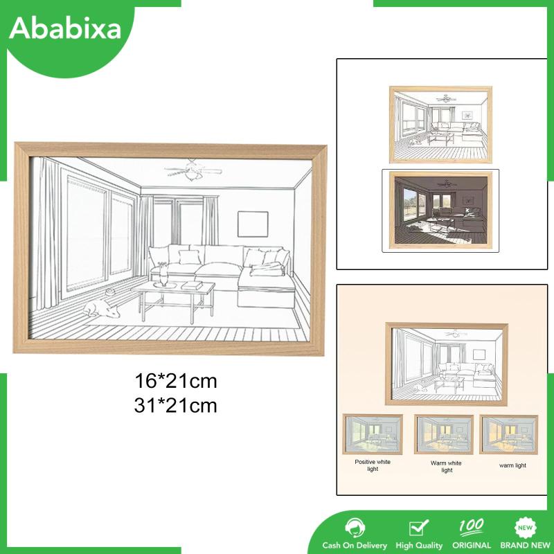 Khung Ảnh Có Đèn LED 3 Màu Tùy Chỉnh Trang Trí Nhà Cửa / Văn Phòng / Tiệc Tùng