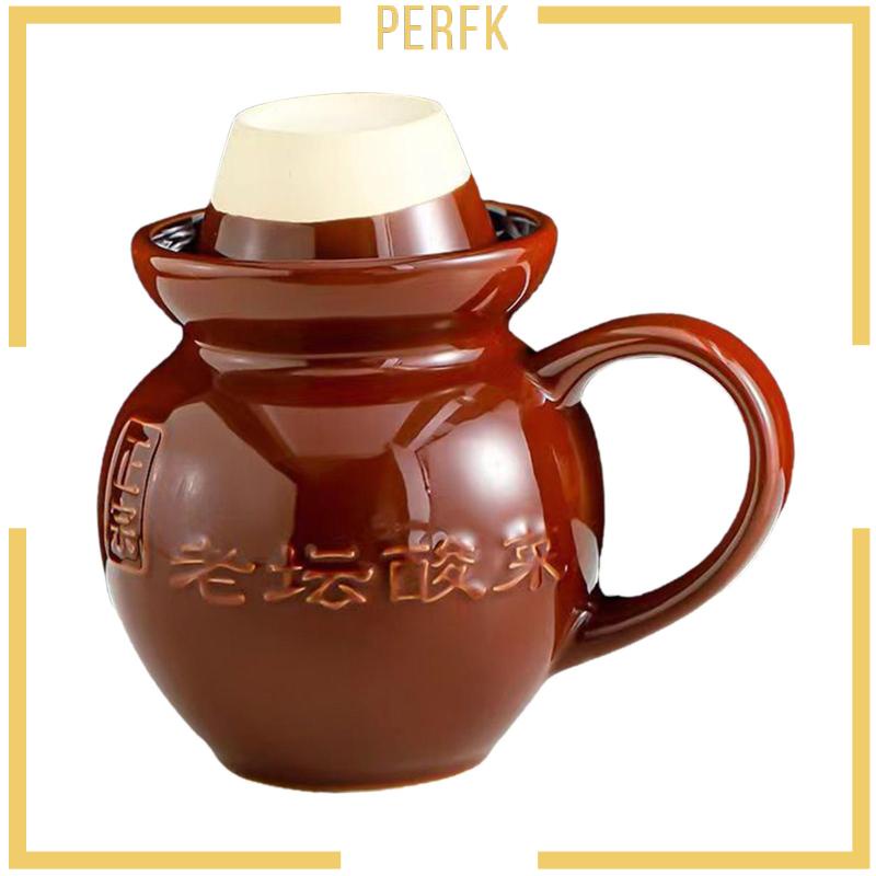 Hũ Đựng Gia Vị Bằng Gốm Phong Cách Truyền Thống