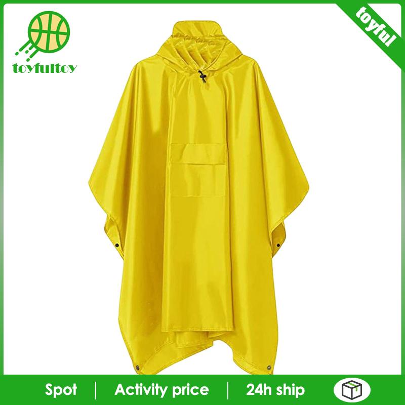Áo Mưa Poncho Khẩn Cấp Có Thể Tái Sử Dụng Cho Người Lớn