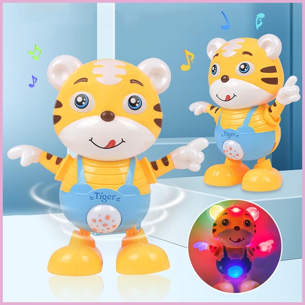 Đồ Chơi Hổ Nhảy Múa Mát Mẻ Có Đèn Và Nhạc Giúp Phát Triển Trí Tuệ