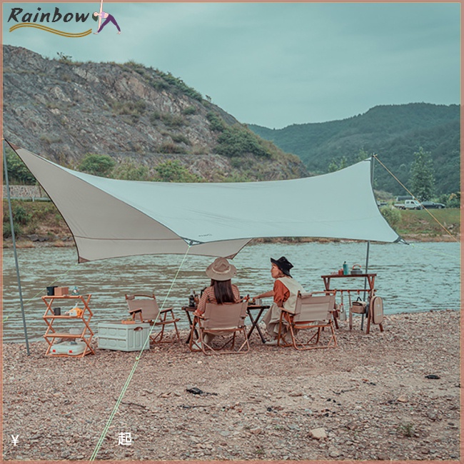 Bộ 4 Dây Thừng Dựng Lều Dày 4mm Chống Gió Tùy Chỉnh Tiện Dụng Mang Theo Du Lịch Cắm Trại