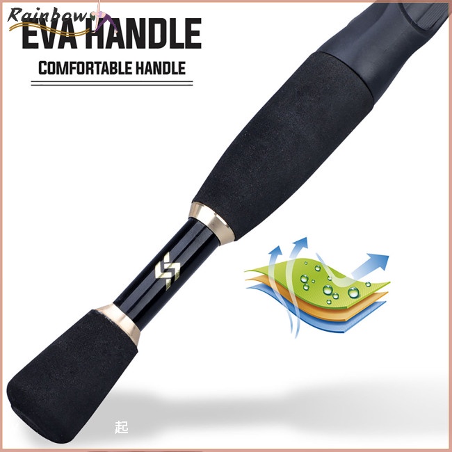 Cần Câu Cá Bằng Sợi Carbon Siêu Nhẹ Siêu Ngắn 1.8 / 2.1 / 2.4