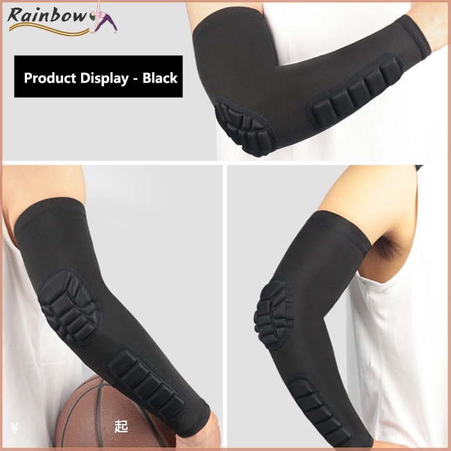 1 Cặp Đệm Bảo Vệ Khuỷu Tay Chống Va Chạm Thiết Kế Kiểu Tổ Ong Cho Nam Nữ