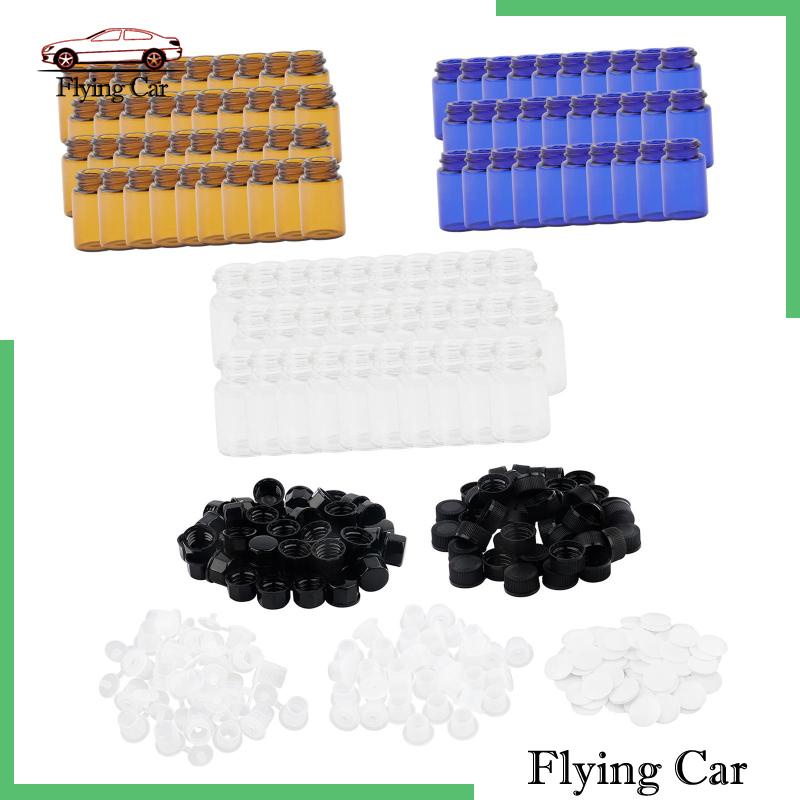 Set 100 Lọ Thủy Tinh Mini Có Nắp Đậy Đựng Mẫu Thử [Lzdjfmy2]