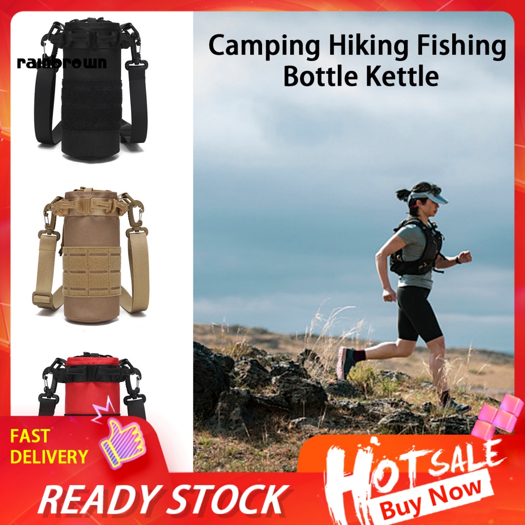 Giá Đỡ Bình Nước Bằng Nilon Chống Bụi Có Dây Đeo Tùy Chỉnh Tiện Dụng Mang Theo Du Lịch Cắm Trại