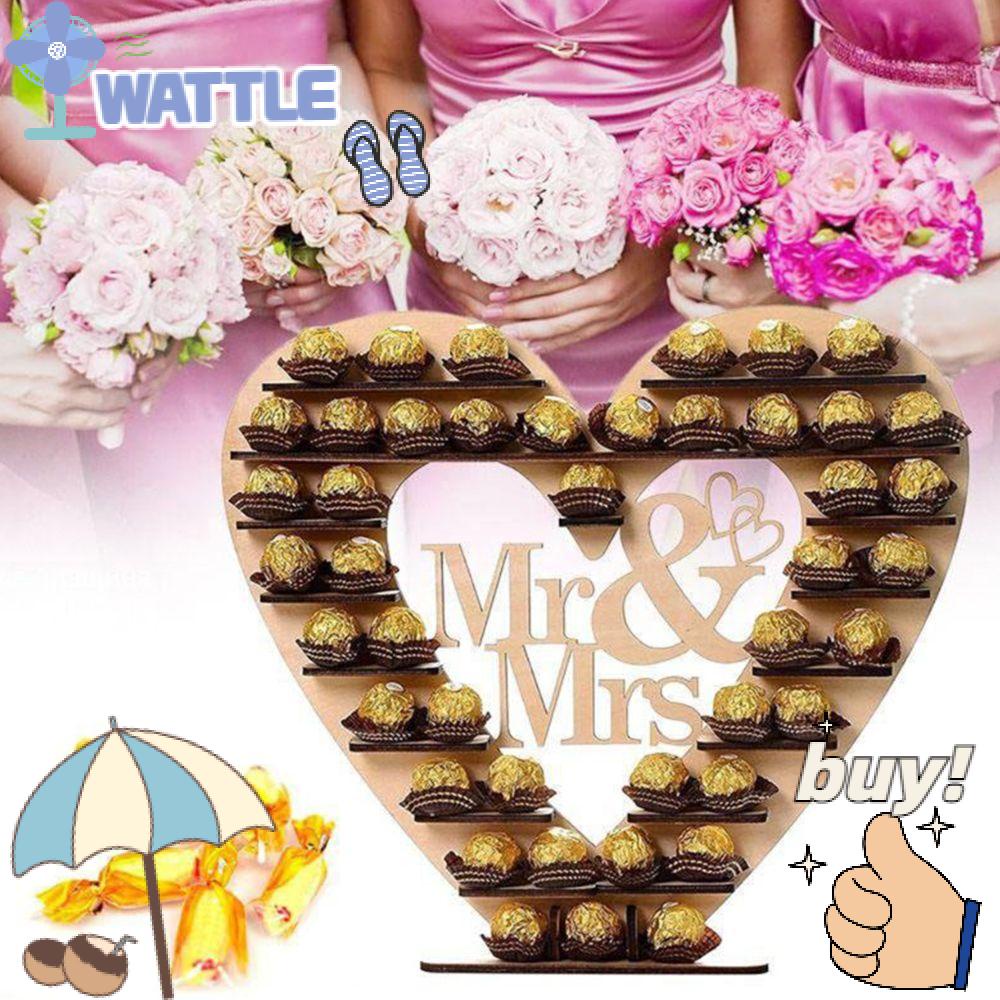 Giá Đỡ Trưng Bày Socola Bằng Gỗ Độc Đáo Trang Trí Nhà Cửa / Quán Bar