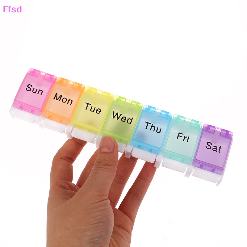 Hộp Đựng Thuốc 7 Ngày Nhiều Màu Sắc Tiện Dụng