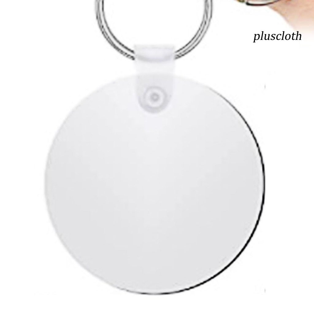 Set 36 Móc Khóa Tròn Trơn DIY Bằng Thép Không Gỉ